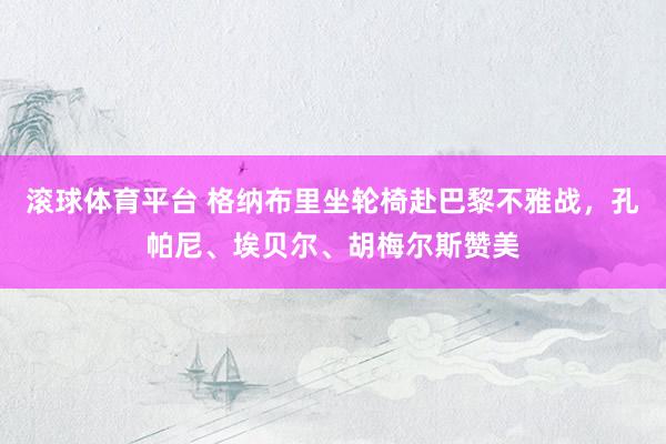 滚球体育平台 格纳布里坐轮椅赴巴黎不雅战，孔帕尼、埃贝尔、胡梅尔斯赞美